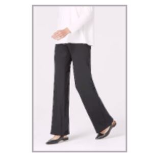 J.Jill Black Ponte knit full-length pants NWT